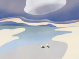 Cotton Cloud Lagoon Poster och Canvastavla