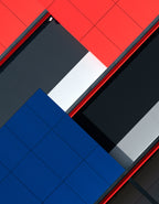 tetris facade Poster och Canvastavla