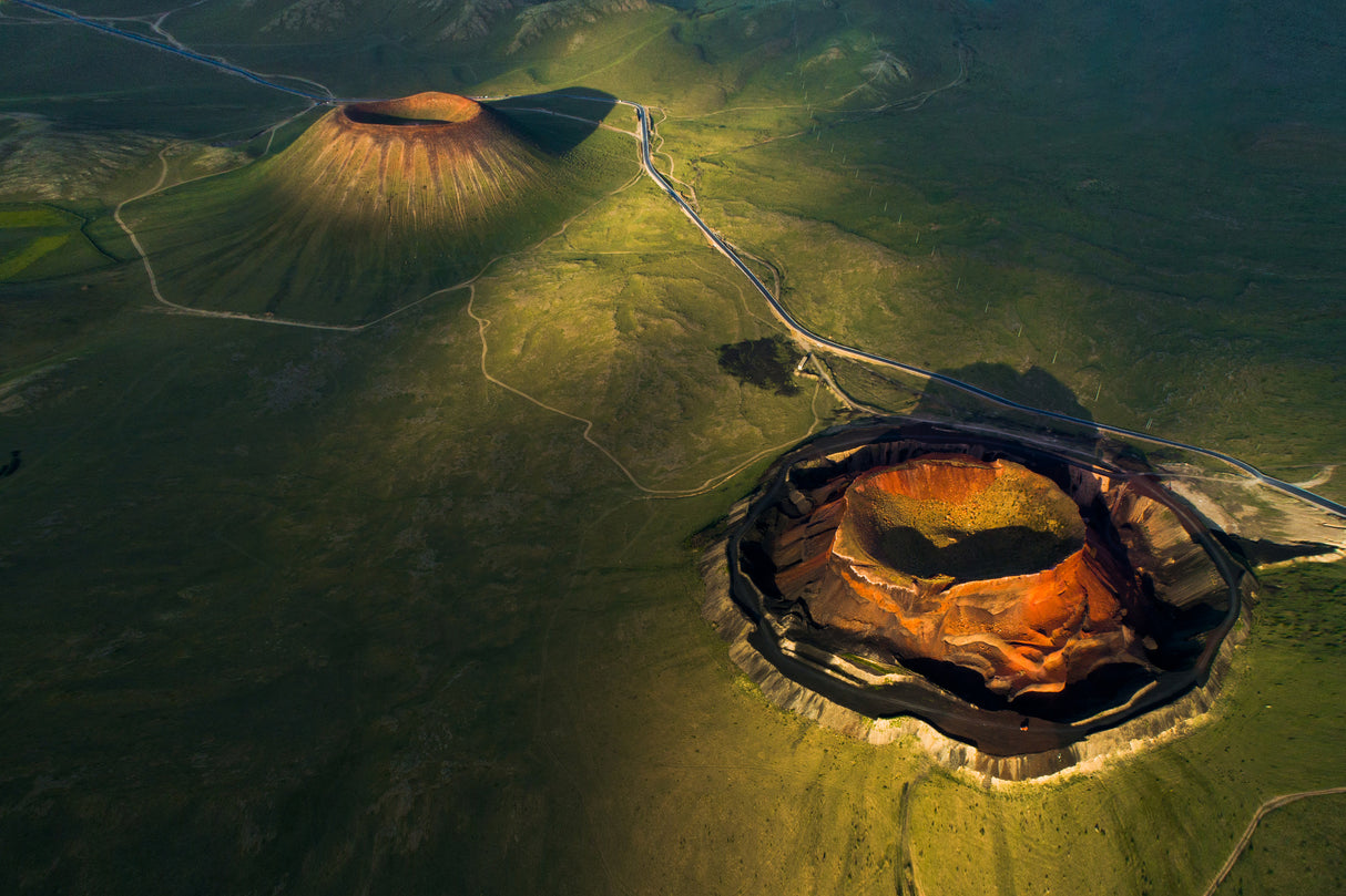 Ulan hada volcano Poster och Canvastavla