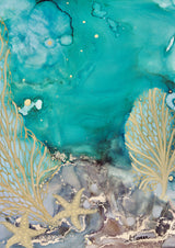 Turquoise Waters No2 Poster och Canvastavla