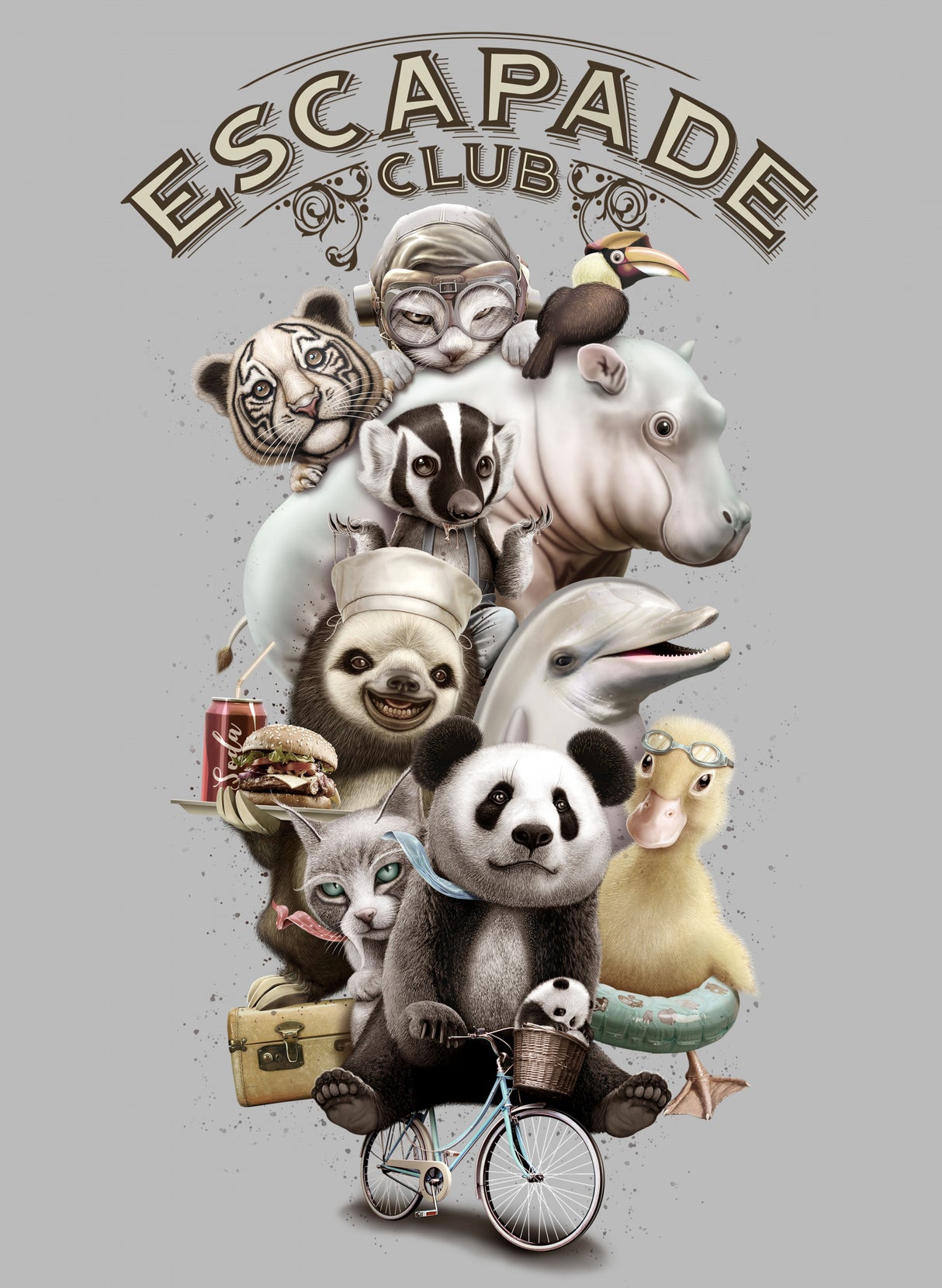 escapade club Poster och Canvastavla