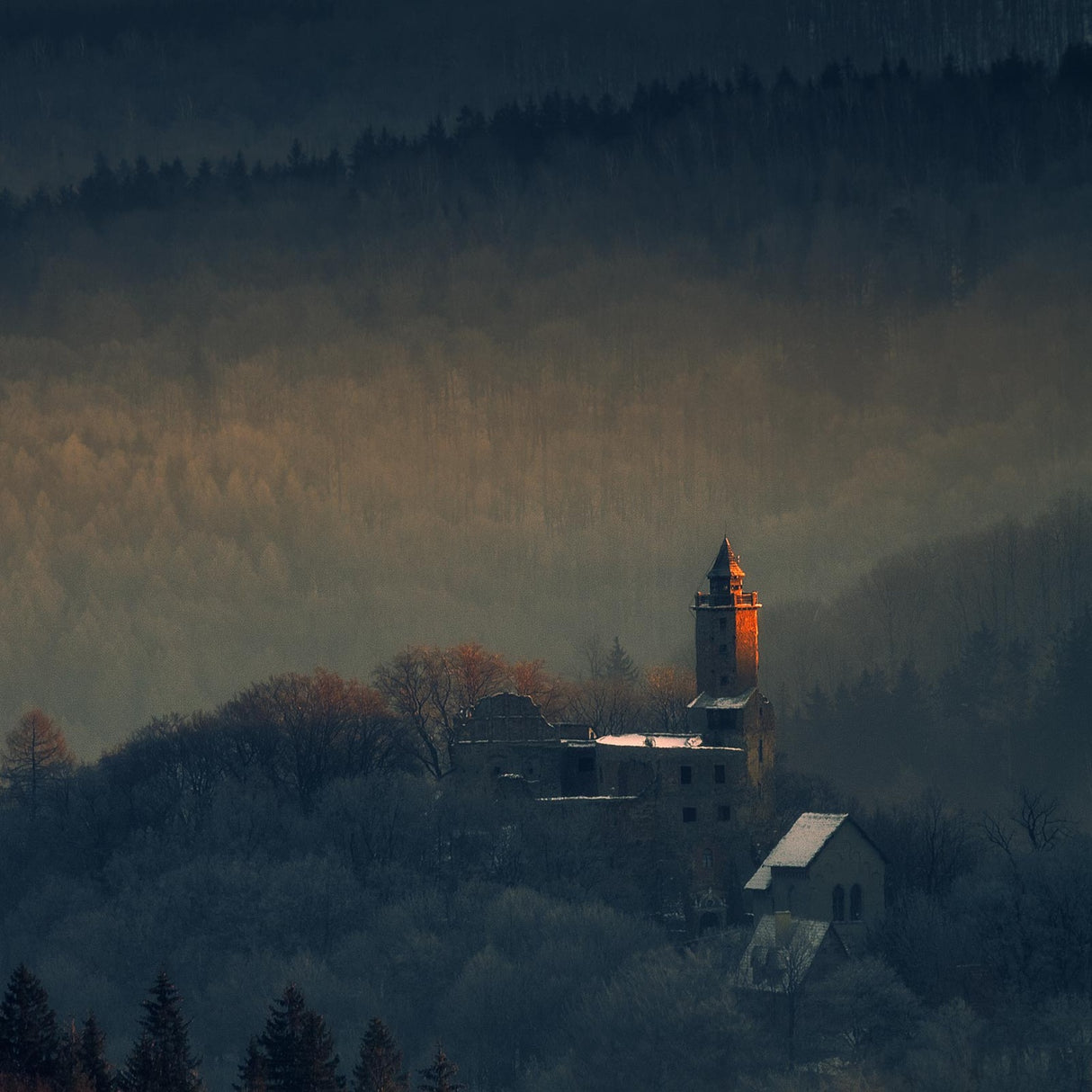 Grodno Castle. Poster och Canvastavla
