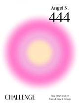 Angel Number 444 Poster och Canvastavla