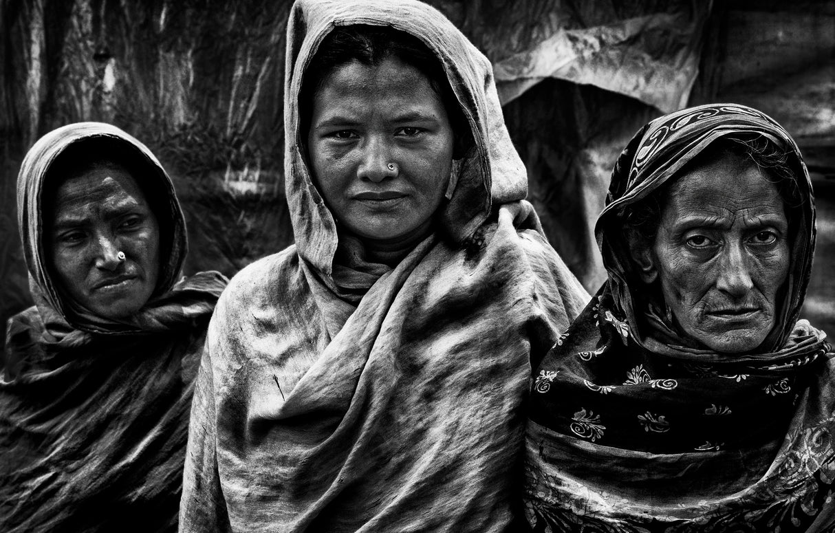 Rohingya women - Bangladesh Poster och Canvastavla