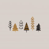 Xmas Winter Trees Poster och Canvastavla
