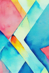 Nature Inspired Abstract Watercolor  (Day 37) Poster och Canvastavla