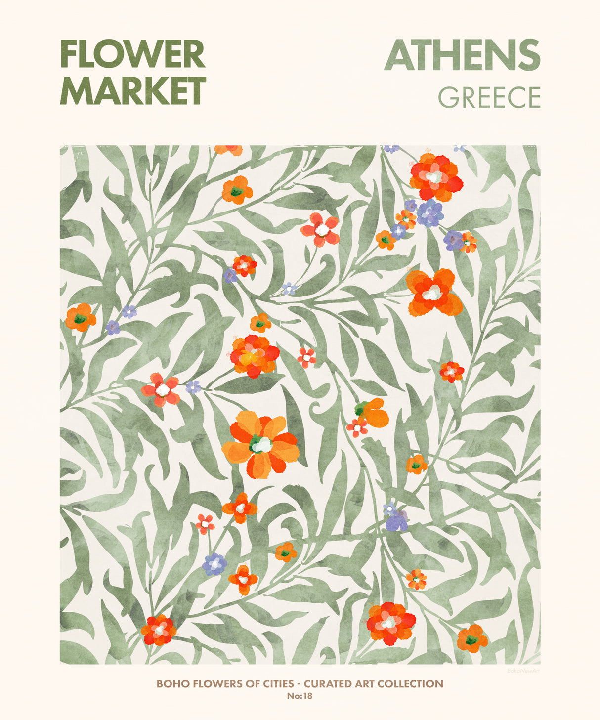 Athens Poster och Canvastavla