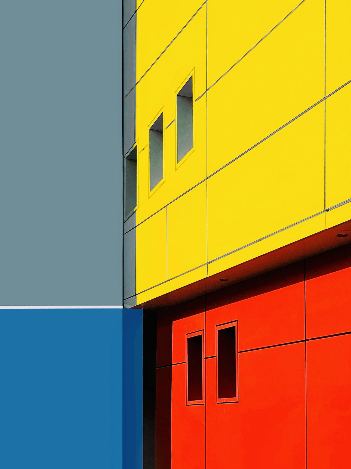 Urban textures - Rishon LeZion Poster och Canvastavla