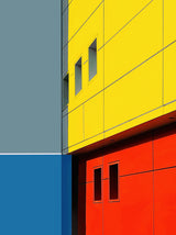 Urban textures - Rishon LeZion Poster och Canvastavla