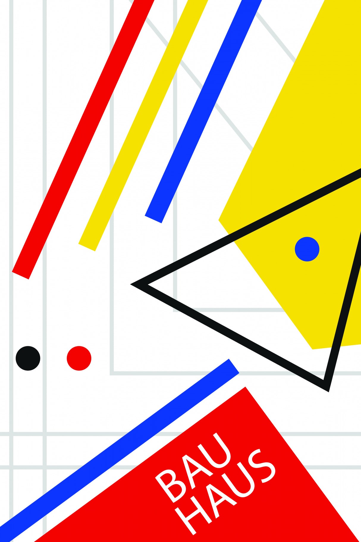 Bauhaus Series #1 Poster och Canvastavla