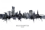 Wolverhampton England Skyline Poster och Canvastavla