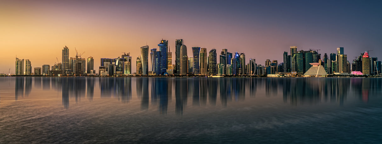 Doha reflections Poster och Canvastavla