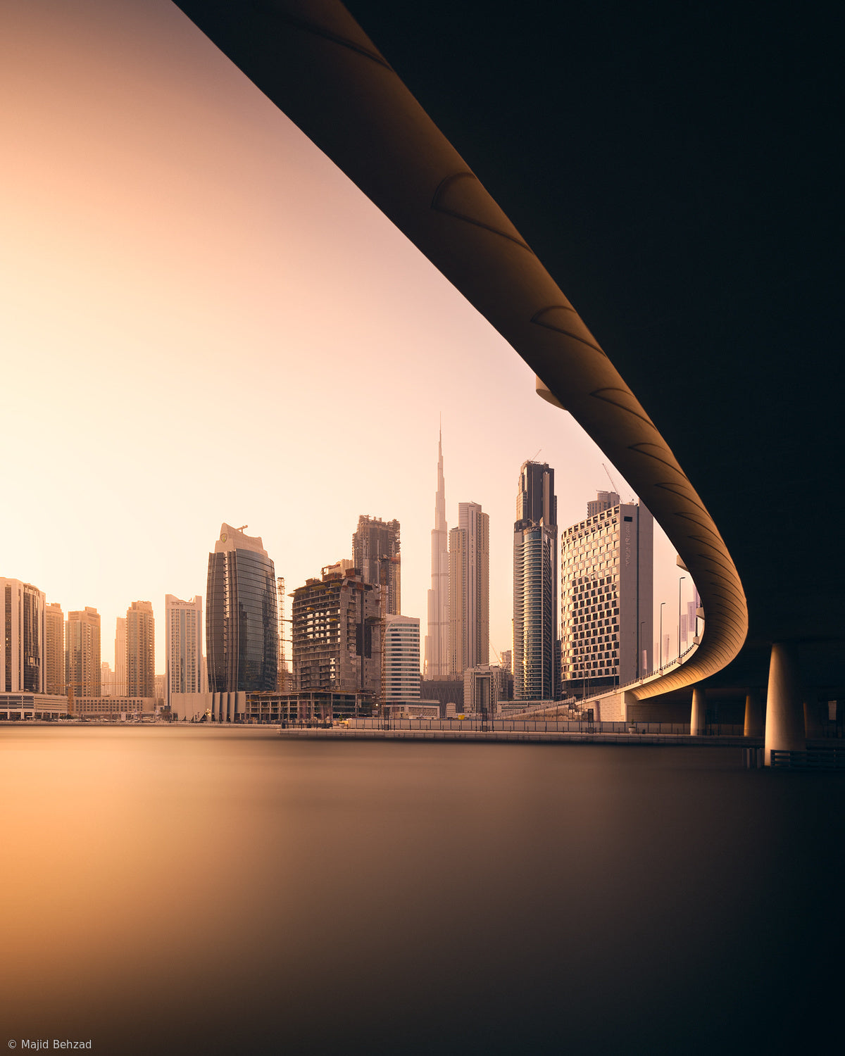 Dubai Business Bay Poster och Canvastavla