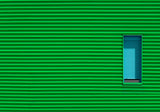 Blue Window Poster och Canvastavla