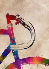 Cycling sport art 12 Poster och Canvastavla