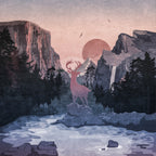 Sephia Yosemite Copy Poster och Canvastavla