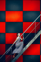 Fashion stairs Poster och Canvastavla