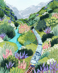 Train Travel Poster och Canvastavla