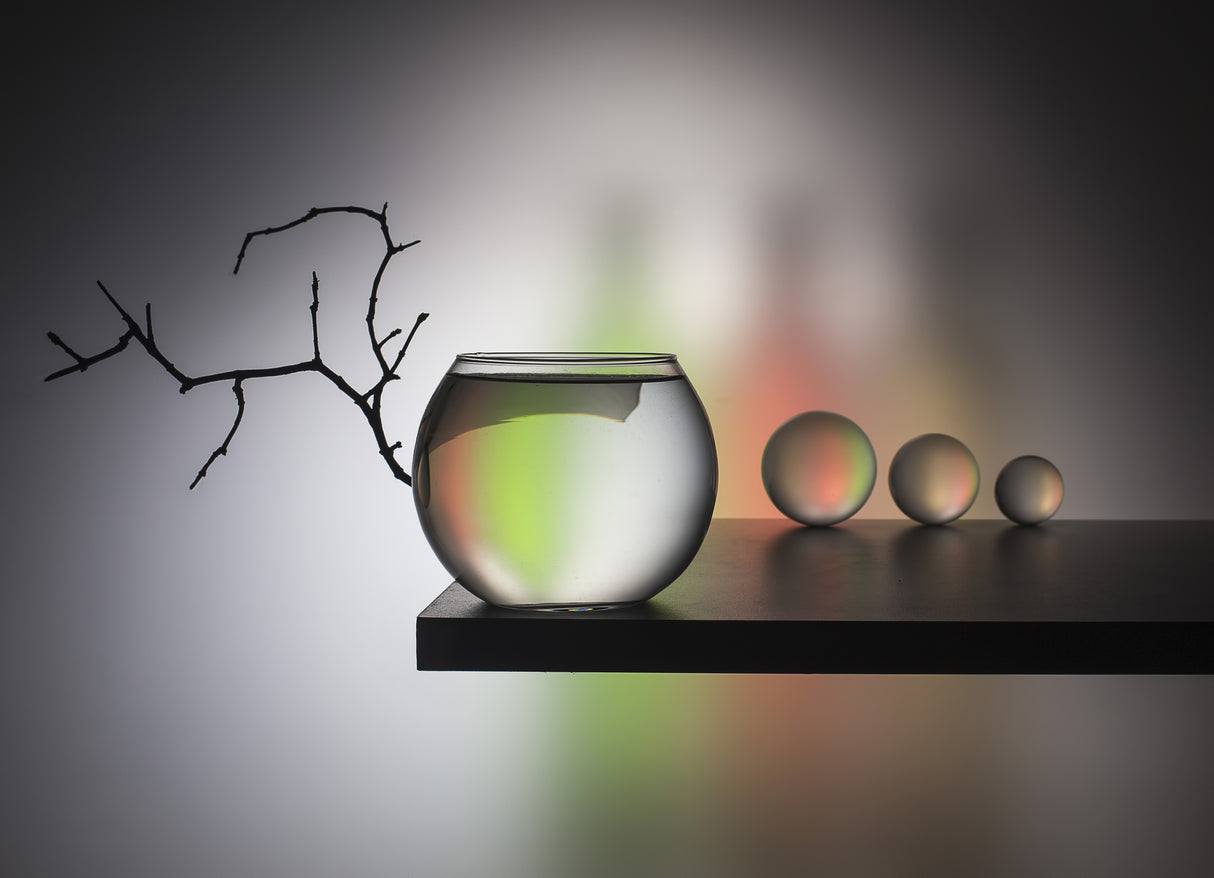 From the series "Experiments with glass" Poster och Canvastavla