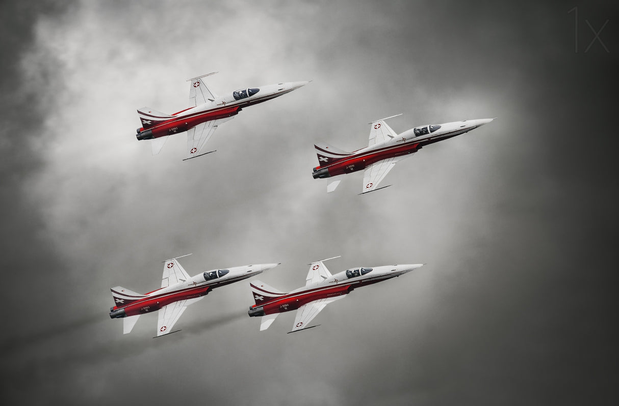 Patrouille Suisse Poster och Canvastavla