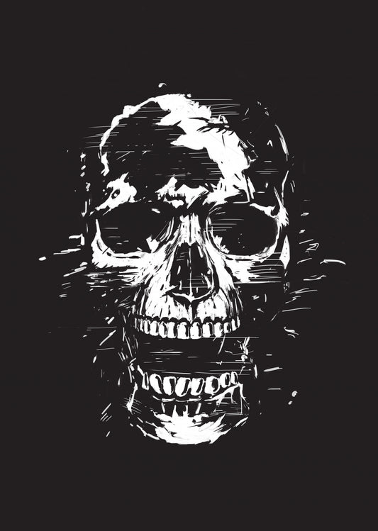 Scream (bw) Poster och Canvastavla