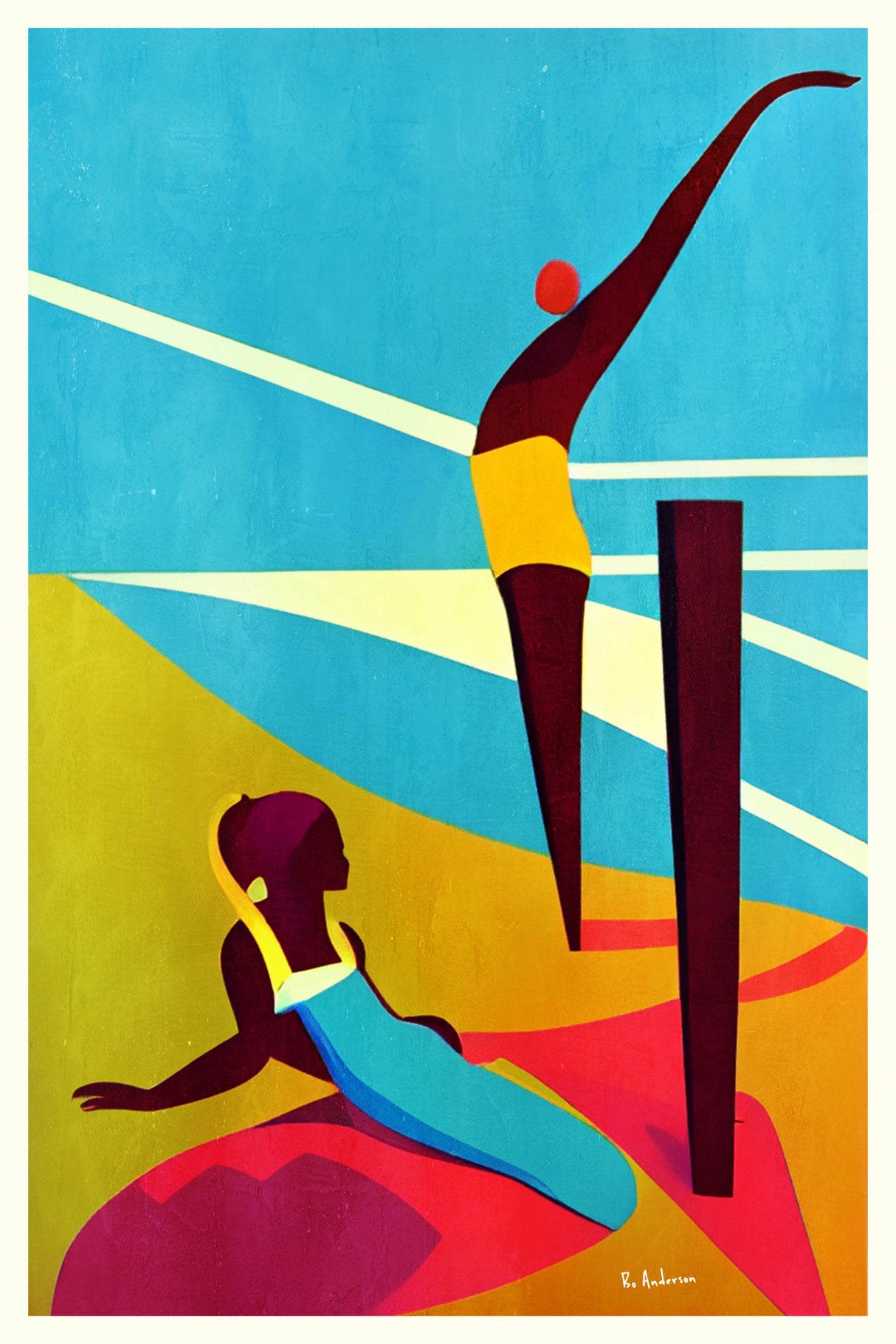 Martinique, 1958 Poster och Canvastavla