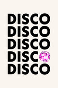 Disco Poster och Canvastavla
