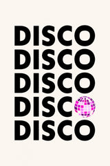 Disco Poster och Canvastavla
