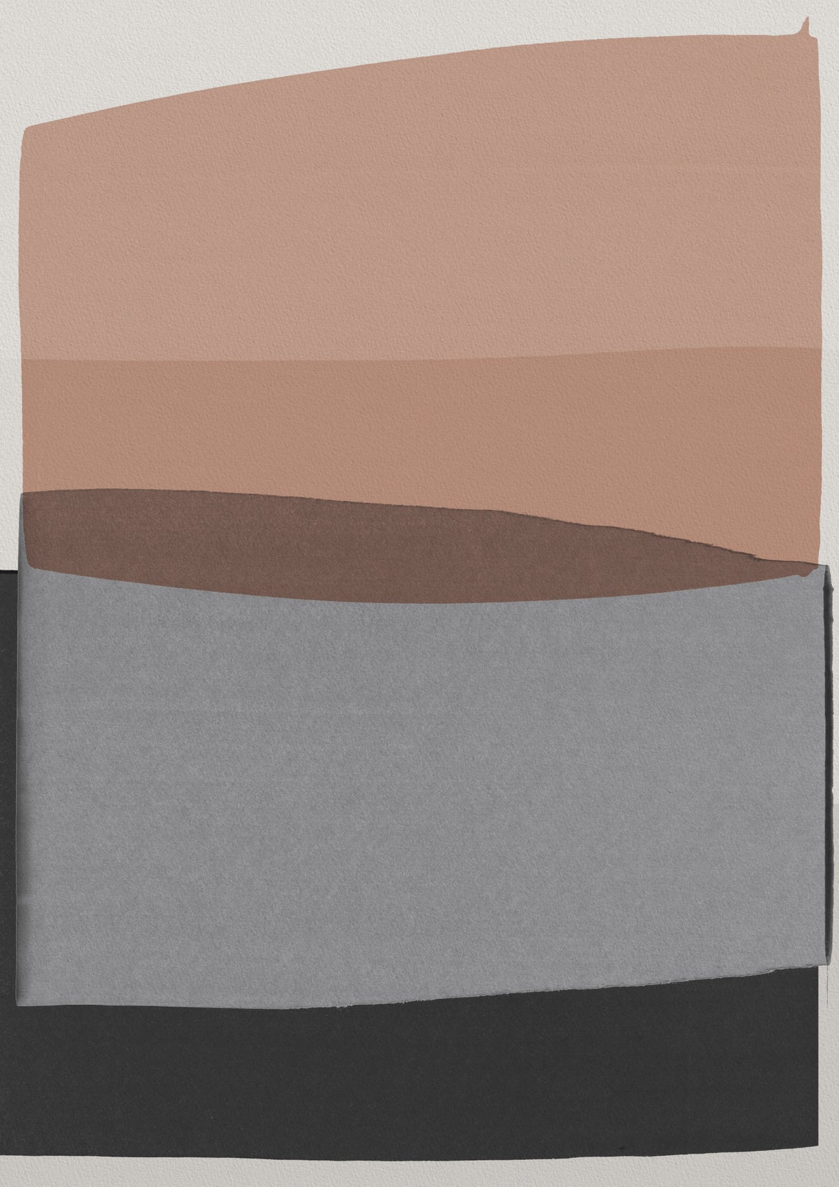 Modern Pink and Grey Poster och Canvastavla