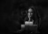 candle light Poster och Canvastavla