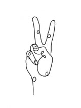Peace and Love Always Poster och Canvastavla