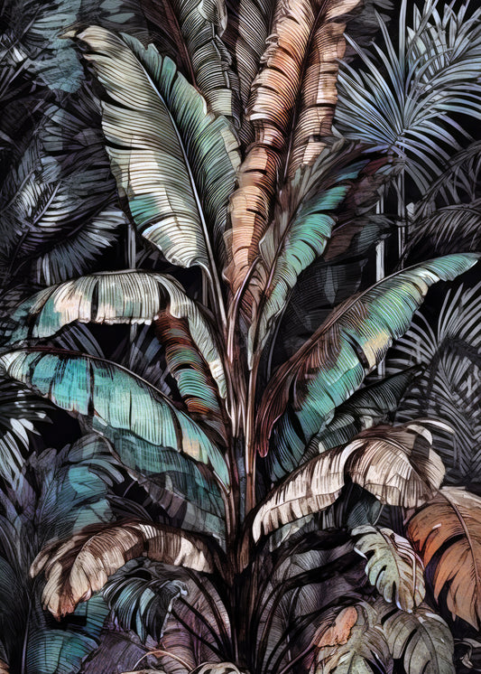 Botanical palms 2 Poster och Canvastavla