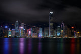 Hong Kong Skyline #001 Poster och Canvastavla