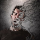 The dark side of my sketch III Poster och Canvastavla