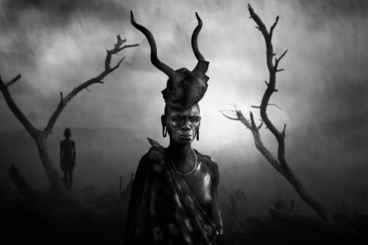 Woman Mursi Poster och Canvastavla
