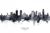 Syracuse New York Skyline Poster och Canvastavla