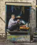 Paan Masala Seller Poster och Canvastavla