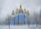 St. Michael's Golden-Domed Monastery Poster och Canvastavla