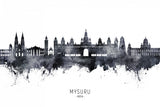 Mysuru Skyline India Poster och Canvastavla
