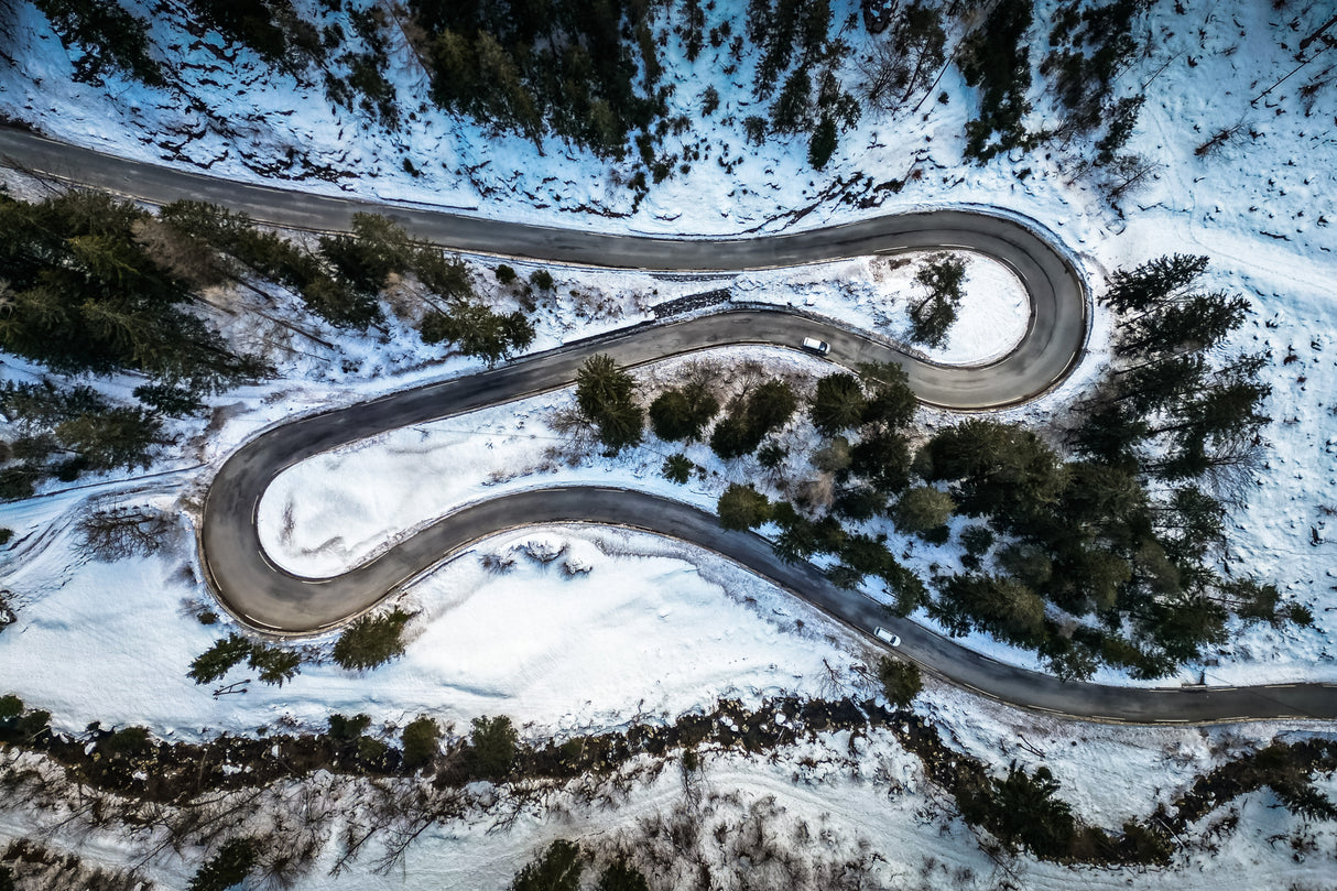 Winding road Poster och Canvastavla