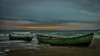 dawn on the beach Poster och Canvastavla