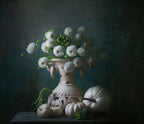 White Autumn Poster och Canvastavla