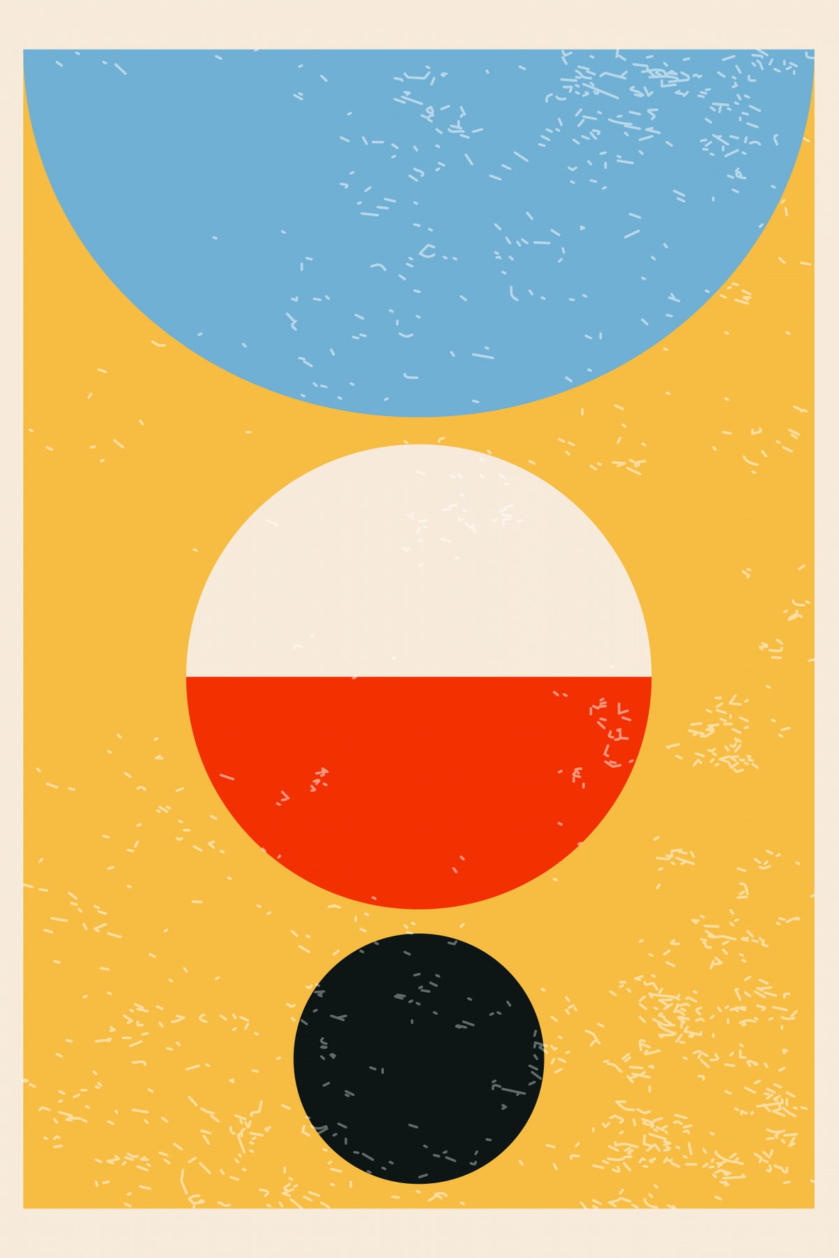 Minimal Abstract Shapes Series #29 Poster och Canvastavla