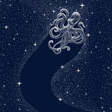 Starry Octopus Poster och Canvastavla