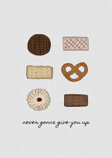 Never Gonna Give You Up Poster och Canvastavla