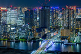 Tokyo Night View Poster och Canvastavla