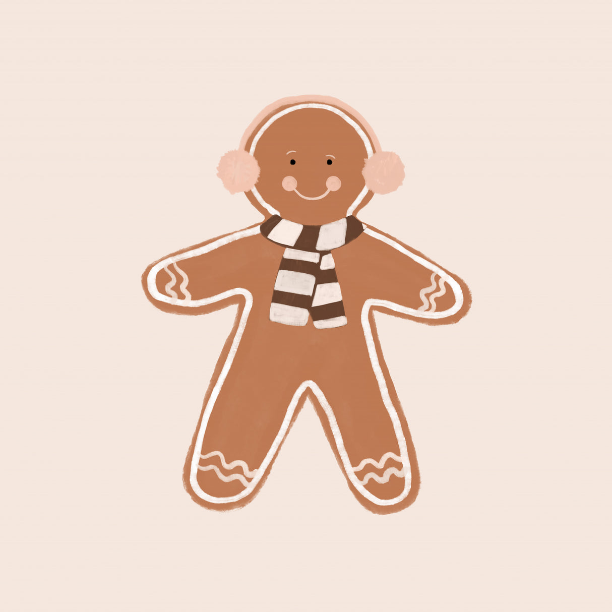 Gingerbread Man II Poster och Canvastavla