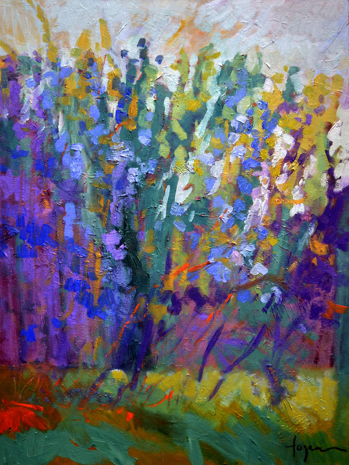 Df1509delphinium Poster och Canvastavla