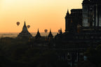 Sunrise in Bagan Poster och Canvastavla