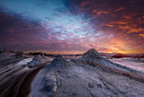 Mars and Earth together - mud volcanos in Eastern Europe Poster och Canvastavla